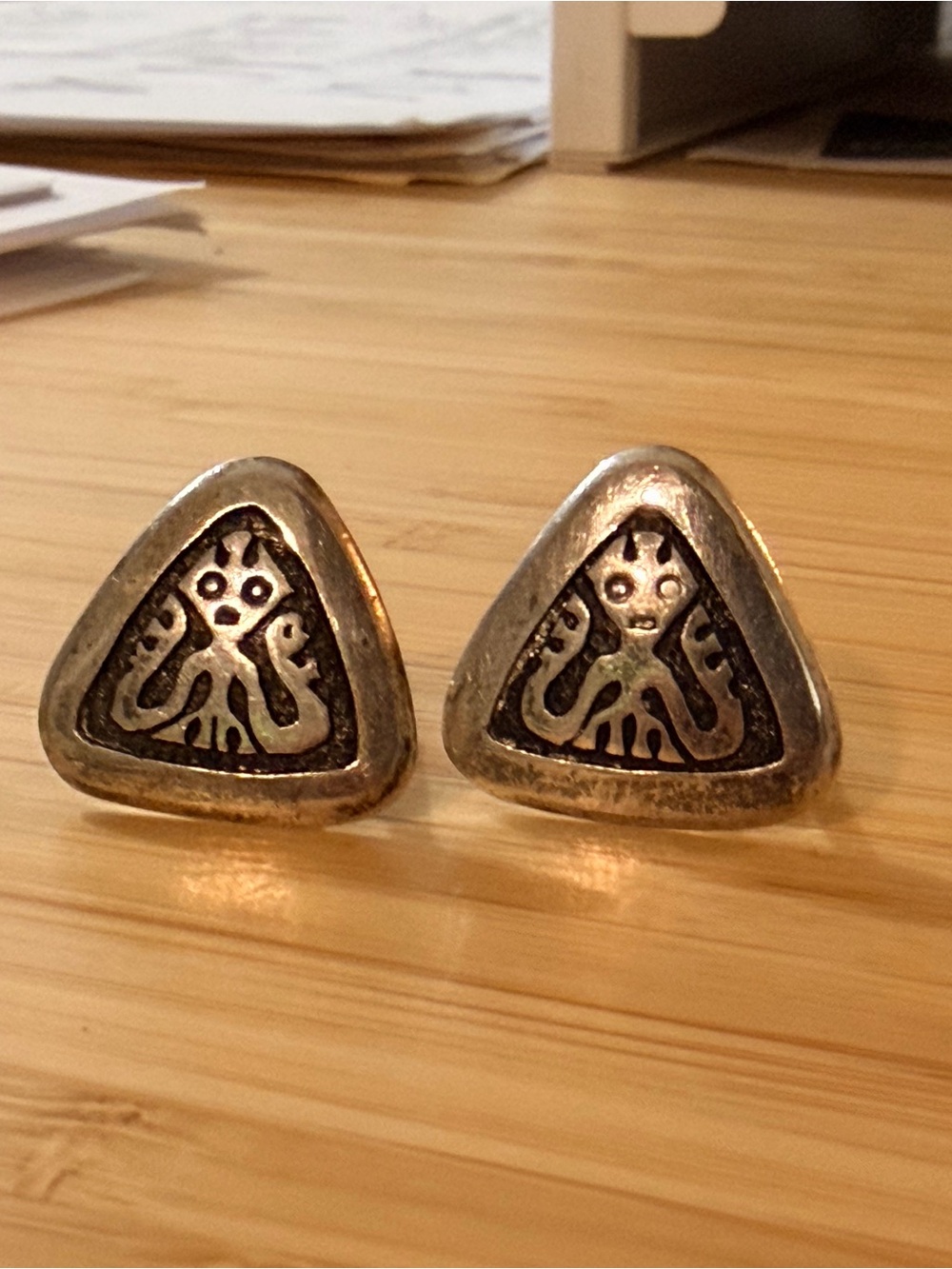 MCM Vintage Silver Ecuadorian cufflinks - Ecuador